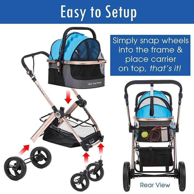 ペットカート 取り外し可能 アメリカ HPZ PET ROVER プライム3イン1