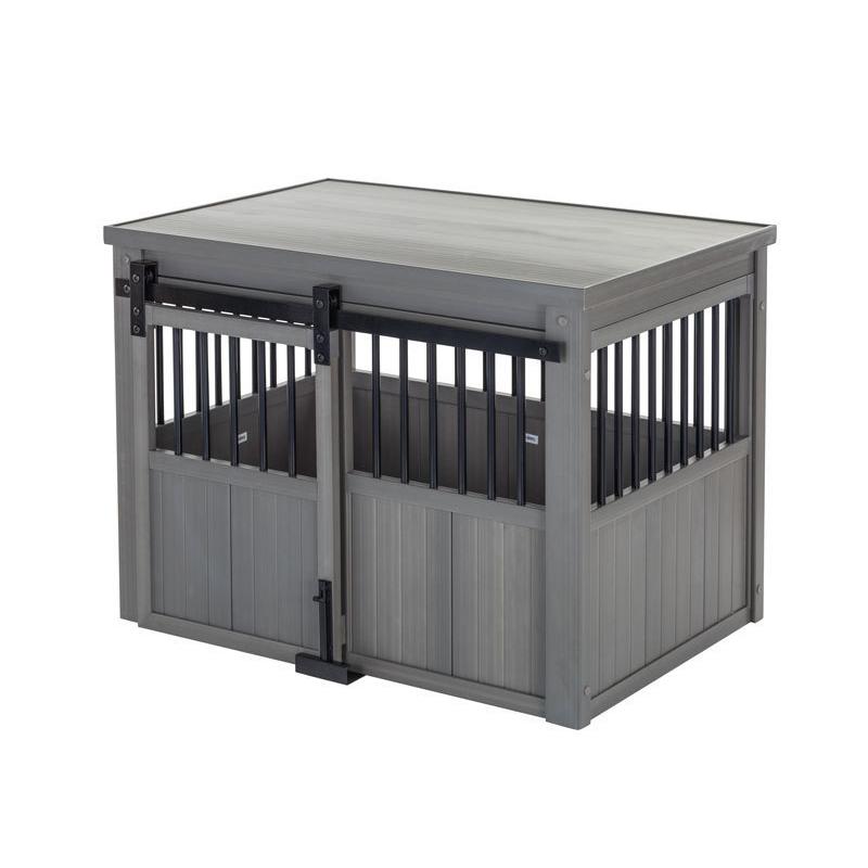 犬ケージ 室内ドッグハウス ホームステッドドッグクレート Xl 室内 室内 グレー 犬小屋 おしゃれ Ecoflex Ecoflex ホームステッドドッグクレート ニューエイジペット ドッグケージ