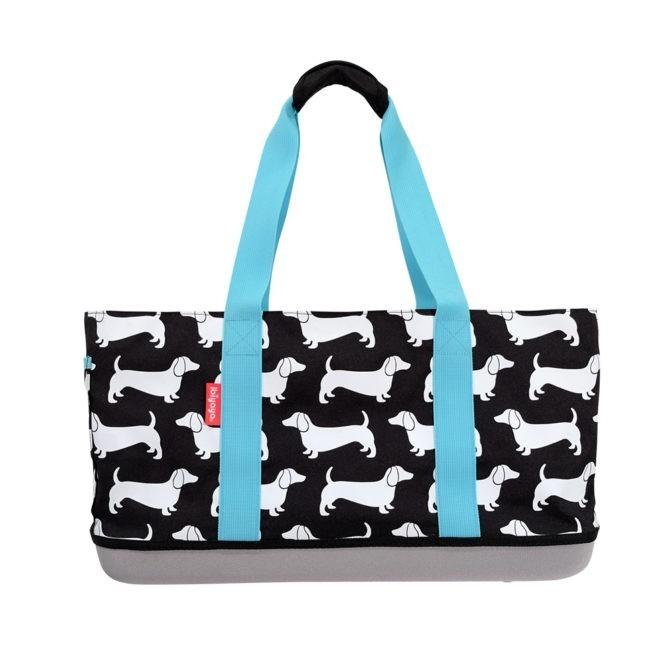 キャリーバッグ 台湾イビヤヤ ibiyaya ソーセージドッグデイリートートキャリーバッグ ブラックセサミ FC1671DB海外ペット