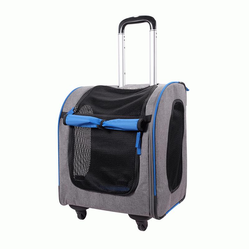 ペットカート 台湾イビヤヤ ibiyaya NEWリーソバックパックパラレルトランスポートペットトロリーキャリア