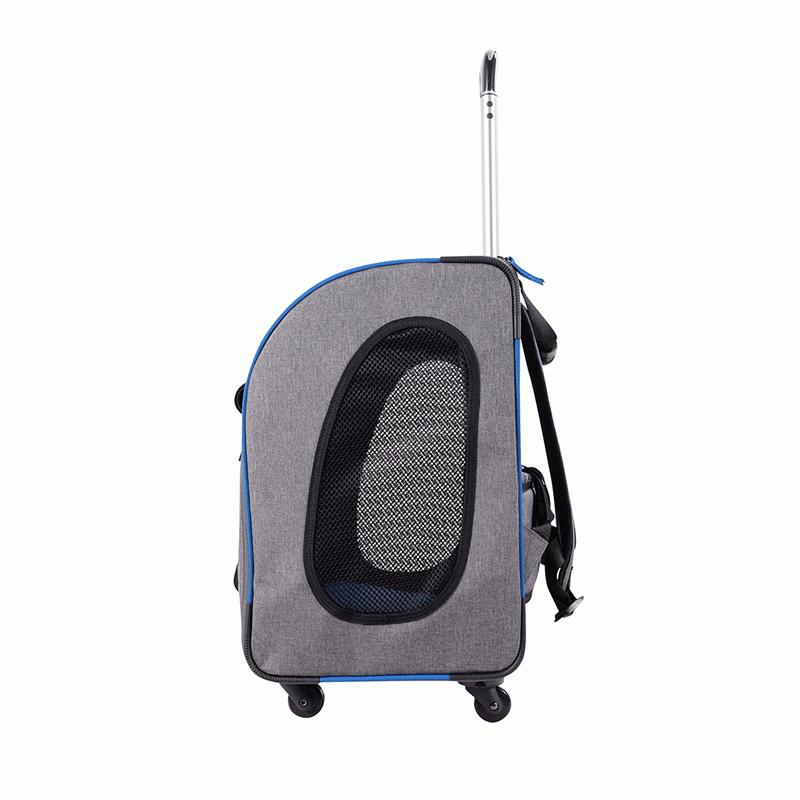 ペットカート 台湾イビヤヤ ibiyaya NEWリーソバックパックパラレルトランスポートペットトロリーキャリア 