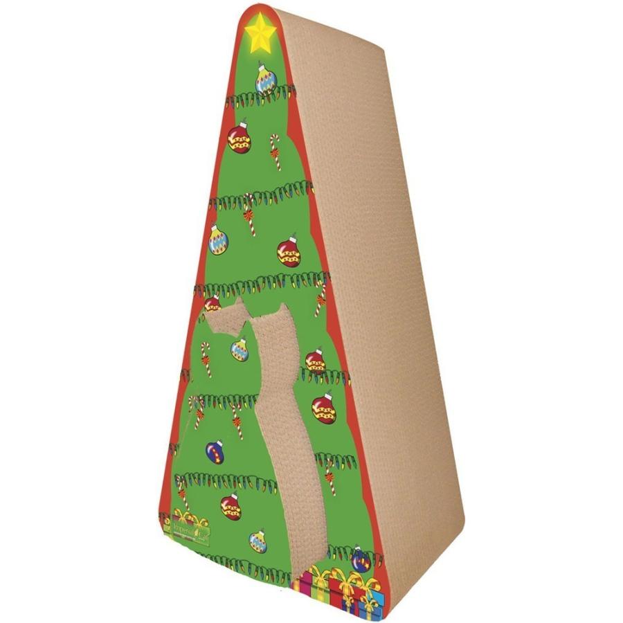 ImperialCat 猫ちゃんも夢中 メイドインUSAのユニークで可愛い爪とぎ インペリアルキャット 猫用爪とぎ クリスマスツリー ジャイアント2イン1
