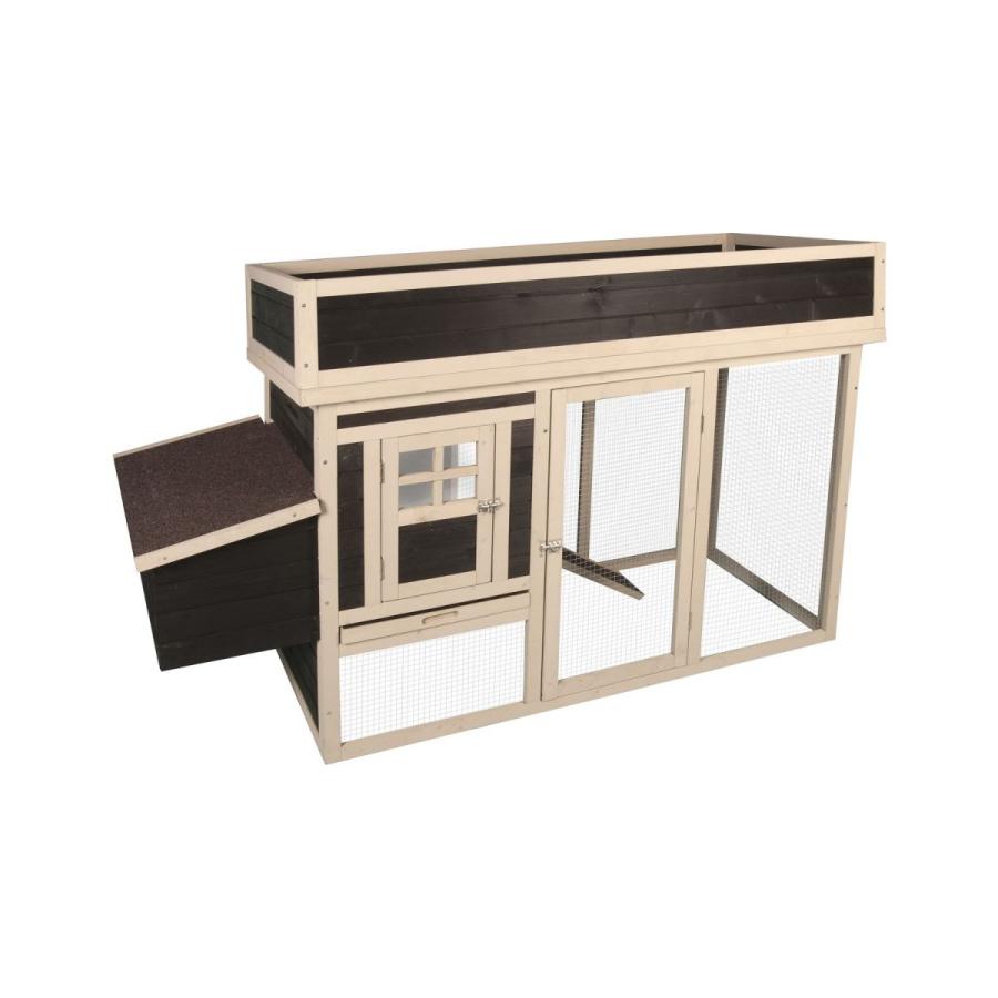 中古品 ケージ 屋外 鳥かご ベルギーFLAMINGOPET社 屋外用木製バードケージ バードハウスフローラ 木製 鳥小屋 おしゃれ プランター 【RIZ6655096381】(23501円)