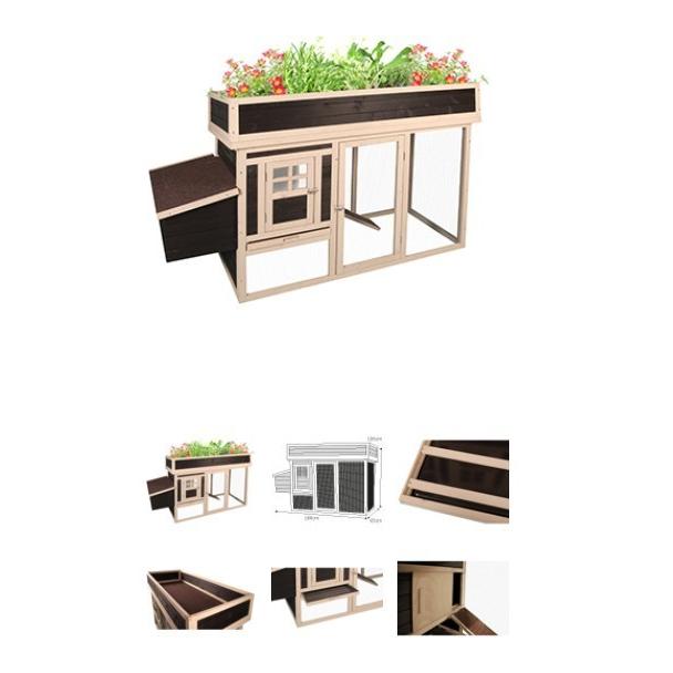 中古品 ケージ 屋外 鳥かご ベルギーFLAMINGOPET社 屋外用木製バードケージ バードハウスフローラ 木製 鳥小屋 おしゃれ プランター 【RIZ6655096381】(23501円)