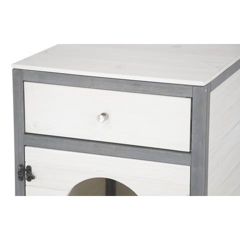 猫トイレ おしゃれ ドイツKerbl キャットトイレクローゼット アイダ キャットトイレ cm