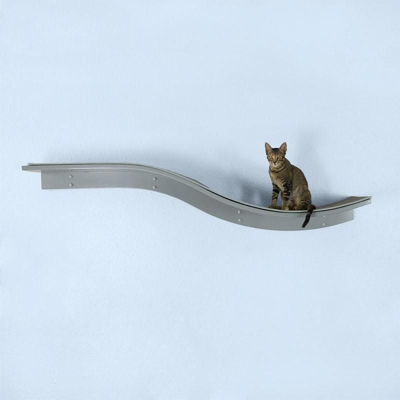キャットタワー 壁取り付け アメリカRefined Feline リファインドフィーライン ロータスブランチキャットシェルフ スモーク