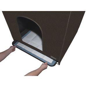 犬用トイレ ペットギアアメリカPET GEAR トイレトレーニングハウス プロパウティーL エスプレッソ 同梱不可