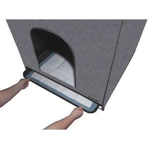 犬用トイレ ペットギアアメリカPET GEAR トイレトレーニングハウス プロパウティーL チャコールグレー 同梱不可 |  | 02