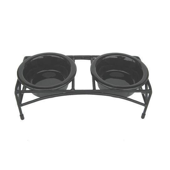 フードボウル アメリカPETSSTOP ペッツストップ ペット用食器 リーガルダブルダイナーXS ブラック 小型犬