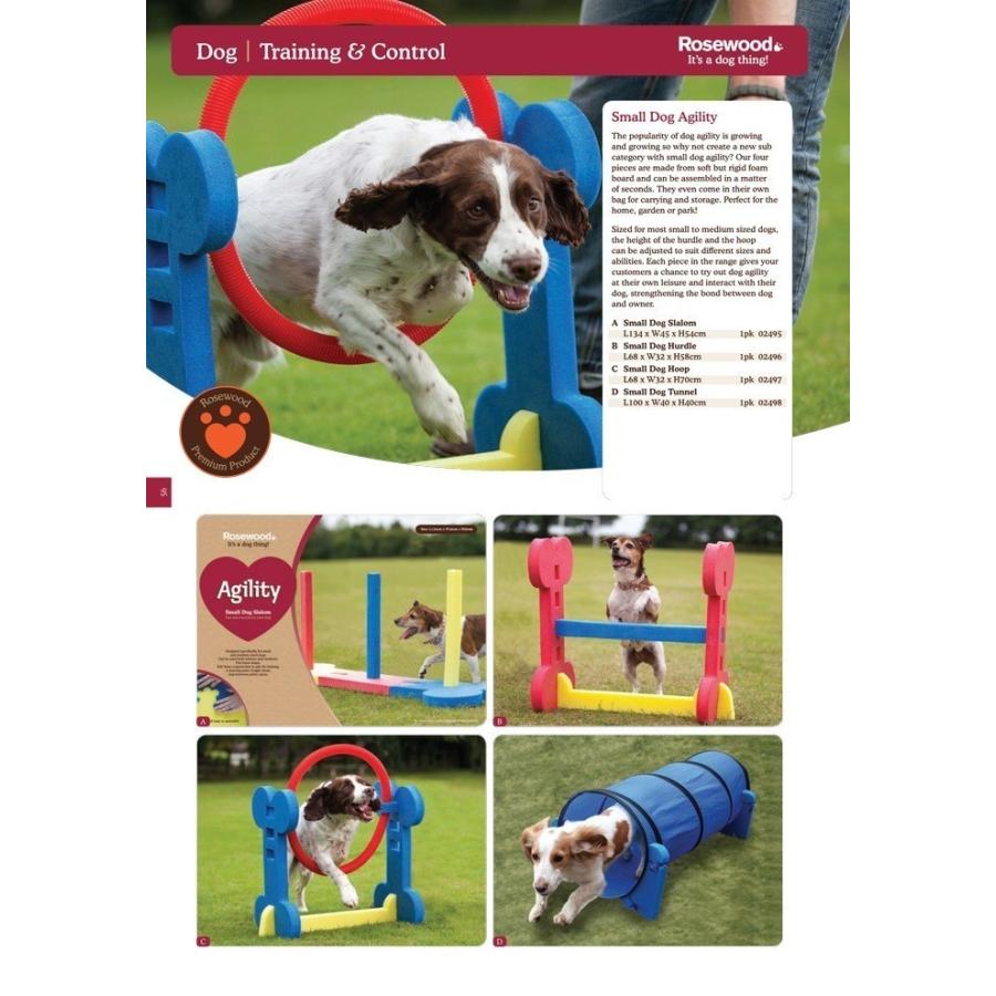 ドッグアジリティ アジリティグッズ イギリスROSEWOOD ドッグアジリティ スモールドッグスラローム |  | 01
