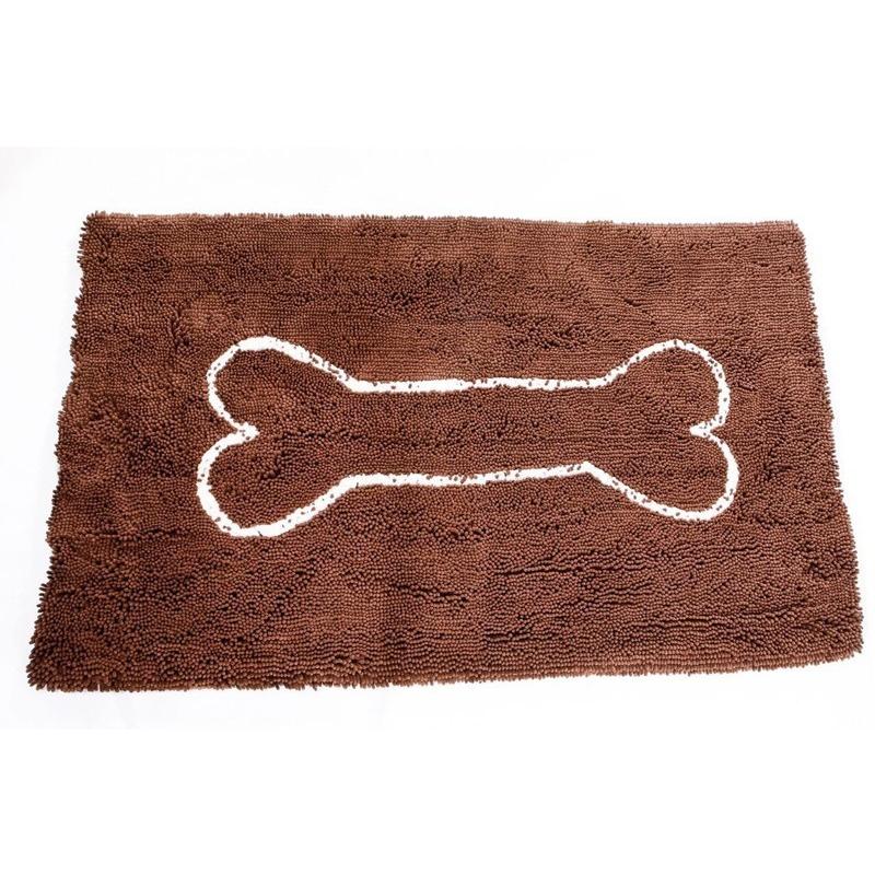 ペットベッド Soggy Doggy Doormat ソギードギードアマットSサイズ Dark chocolate/oatmeal bone