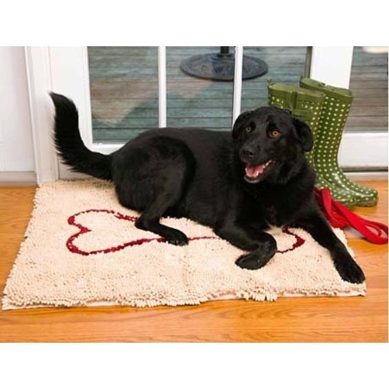 ペットベッド Soggy Doggy Doormat ソギードギードアマットSサイズ Dark chocolate/oatmeal bone