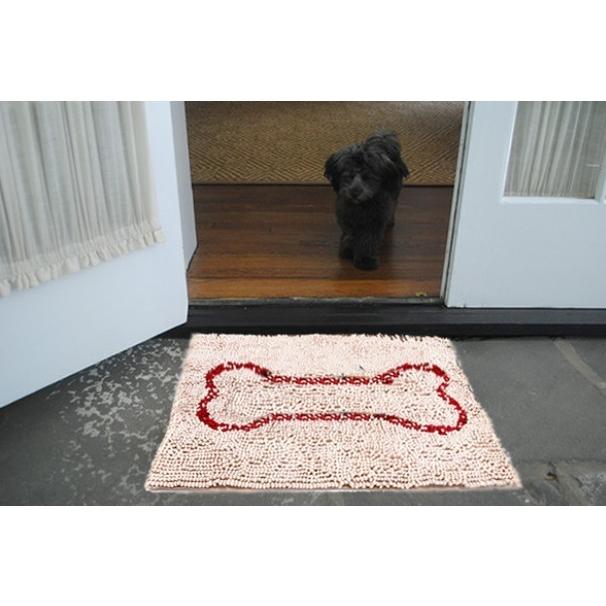 ペットベッドアメリカSoggy Doggy Doormat ソギードギードアマットXLサイズ Cranberry/oatmeal bone