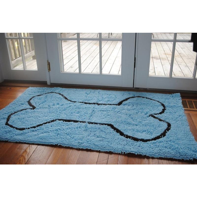 犬用ベッド Soggy Doggy Doormat ソギードギードアマットXLサイズ Blue/brown bone sd600海外ペット