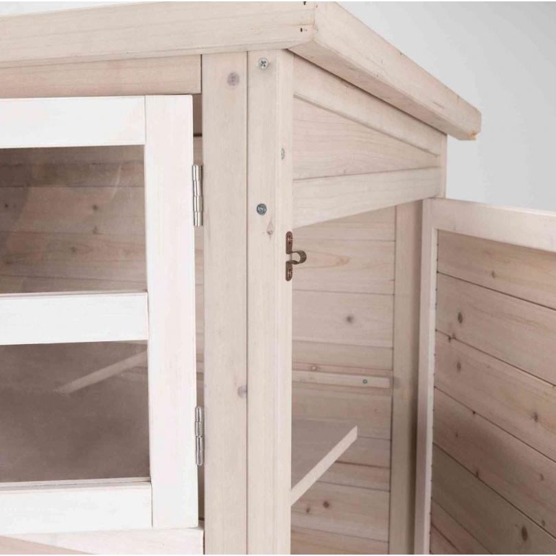 【限定品】 キャットタワー 据え置き ドイツTRIXIE 新発売 屋外用大型木製キャットケージ ナチュラキャットホームXXL 大型商品 同梱不可 【MY1202763176】(42473円)