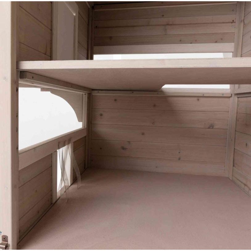 【限定品】 キャットタワー 据え置き ドイツTRIXIE 新発売 屋外用大型木製キャットケージ ナチュラキャットホームXXL 大型商品 同梱不可 【MY1202763176】(42473円)