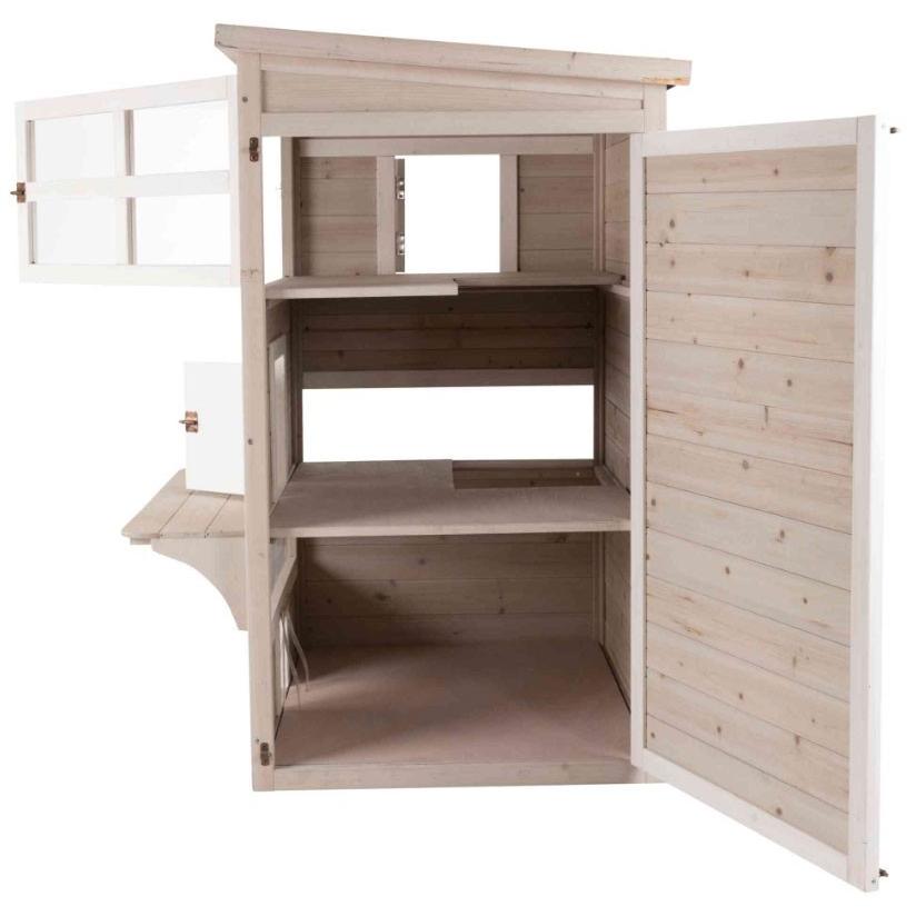 【限定品】 キャットタワー 据え置き ドイツTRIXIE 新発売 屋外用大型木製キャットケージ ナチュラキャットホームXXL 大型商品 同梱不可 【MY1202763176】(42473円)