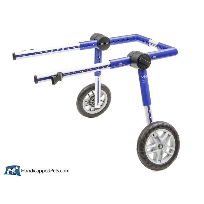 犬用車いす Walkin Wheels ウォーキンホイールズドッグホイールチェア Mサイズブルー Wheel Kit 12インチ strut 8インチ wheel(57394円)