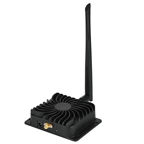 2.4Gワイヤレス信号エクステンダー　WiFi信号ブースター　無線信号増幅装備　8W ブロードバンドアンプ　信号増幅器　ワイヤレスルーター用(ブラック