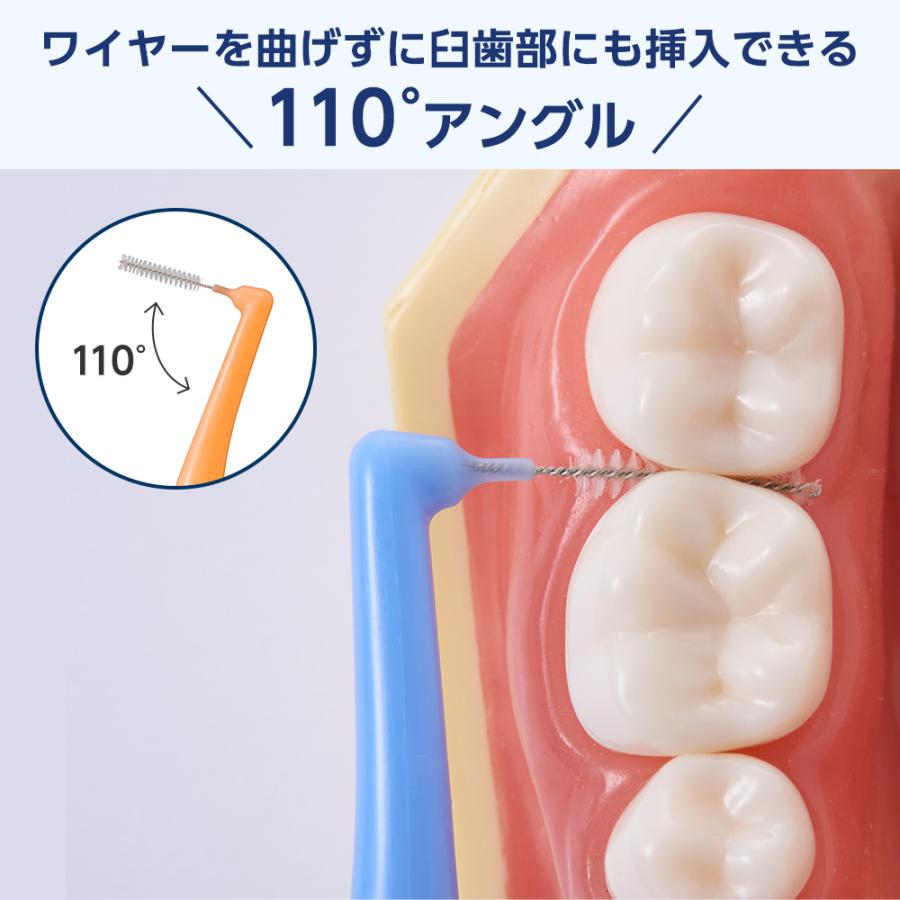 Shu＆Shu Shu&Shu L型 歯間ブラシ 4S／3S／2S／S／M 50本 個別包装 1本