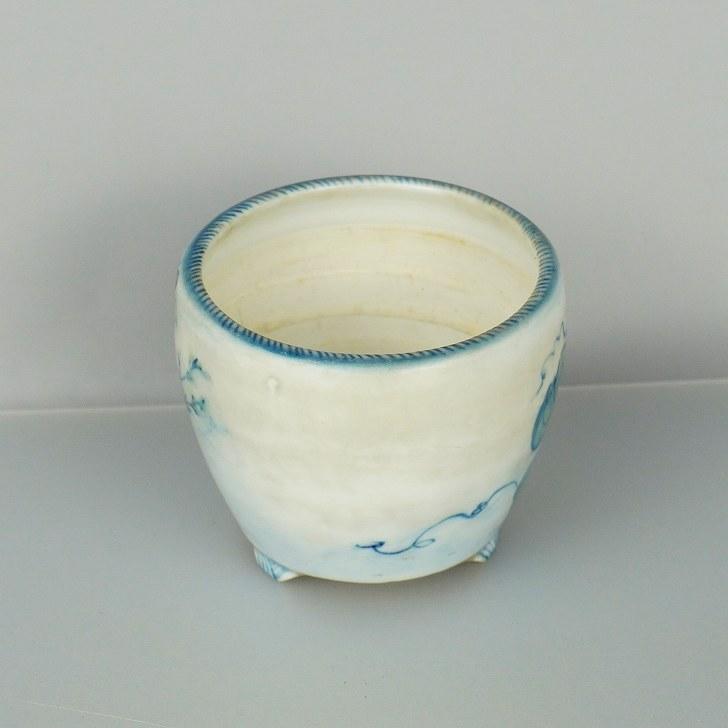 盆栽鉢小品鉢初代祥石 祥石五彩丸鉢