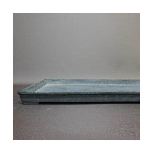 水盤 盆栽鉢 時代水庄園長方水盤水石40x26x3cm 水盤 盆栽鉢 時代水