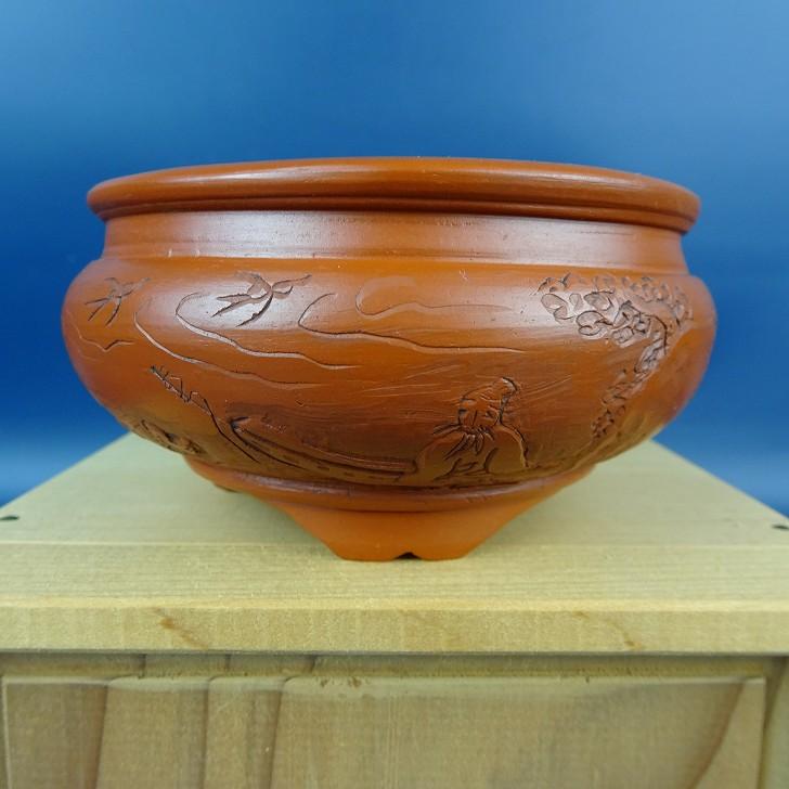 庄八 小品盆栽鉢 植木鉢 陶芸 庄八作小盆栽鉢