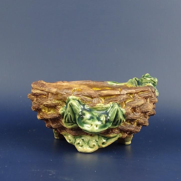 古本正志　豆鉢　カエル 古本正志豆鉢カエル