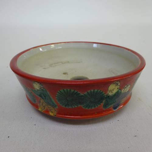 盆栽鉢 九谷木米 丸鉢 : はニわ株式会社 Yahoo!ショップ - 通販