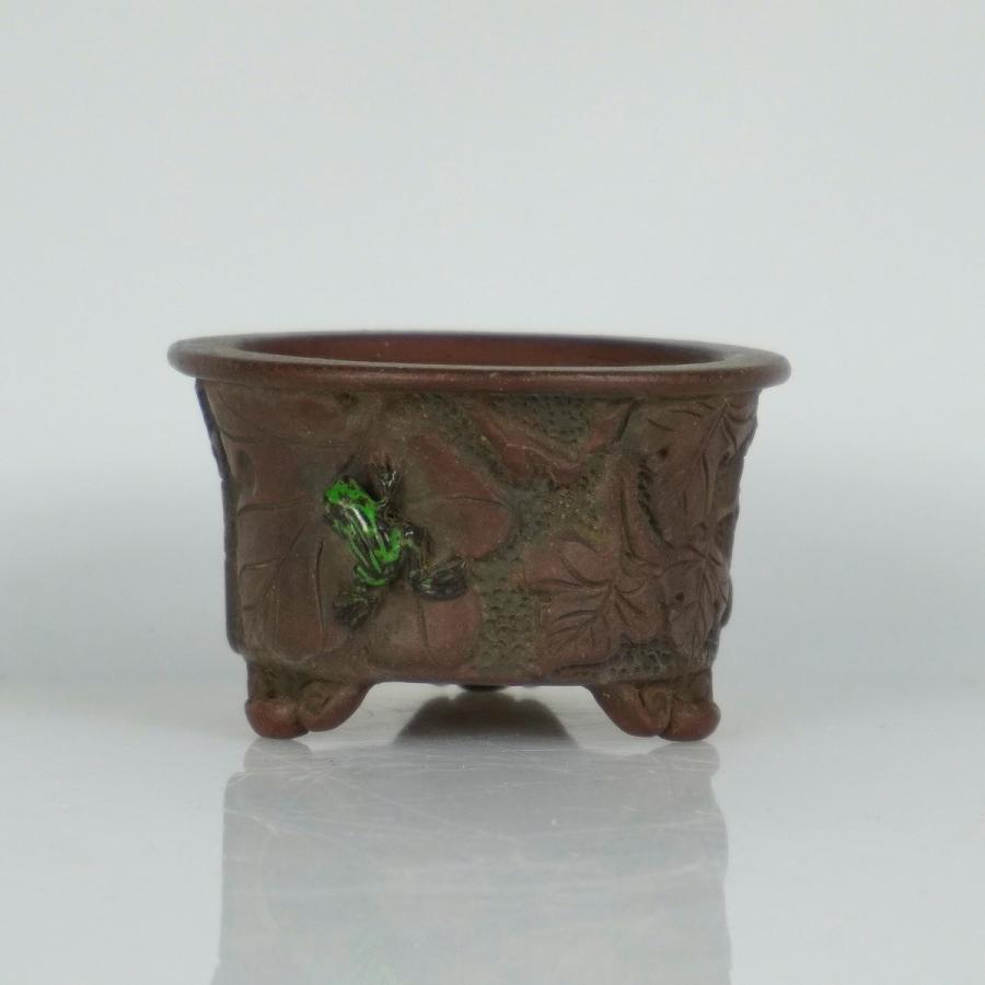 盆栽鉢 駿河山正 浮彫り丸鉢 : はニわ株式会社 Yahoo!ショップ - 通販