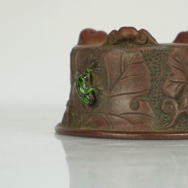 盆栽鉢 駿河山正 浮彫り丸鉢 : はニわ株式会社 Yahoo!ショップ - 通販