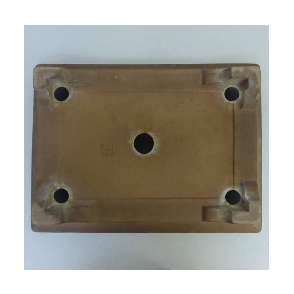 銭号　盆栽鉢　長方 銭号外縁雲足長方鉢 | 盆栽、盆栽書籍、盆栽鉢の通販│近代出版