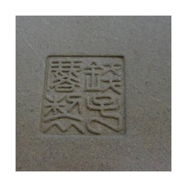 中古】盆栽鉢 常滑 銭号 大型 長辺 約47cm 長方鉢 泥物 中古鉢