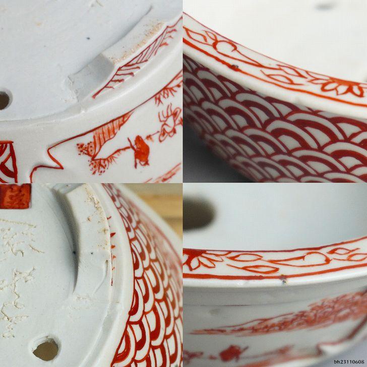 越前芳水造赤絵