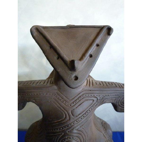 大仮面土偶 仮面の女神 重要文化財（どぐう）縄文 : はにわ処さかもと