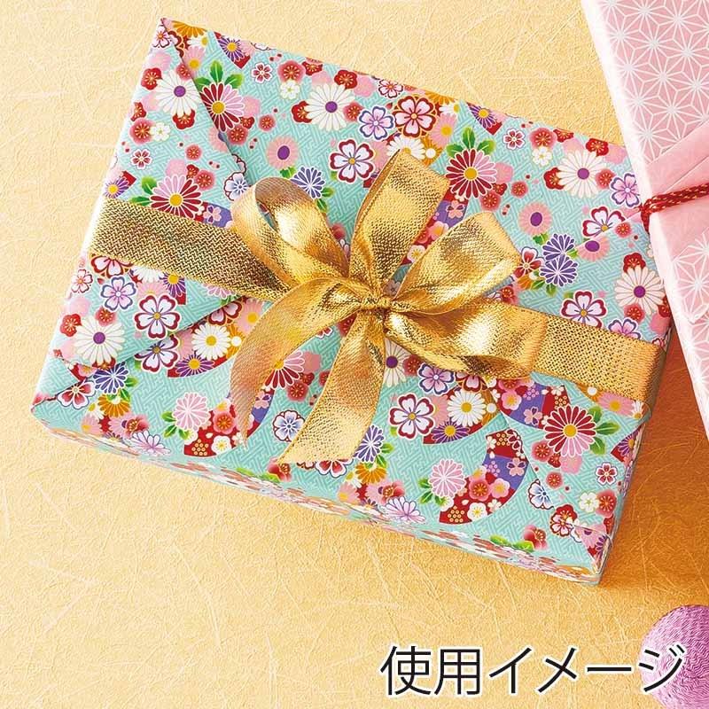 包装紙 半才 花扇 ラッピング ギフト 包装紙 ラッピング用品 包装資材 プレゼント デザイン かわいい おしゃれ レトロ 和柄 42 3440 繁盛工房 通販 Yahoo ショッピング