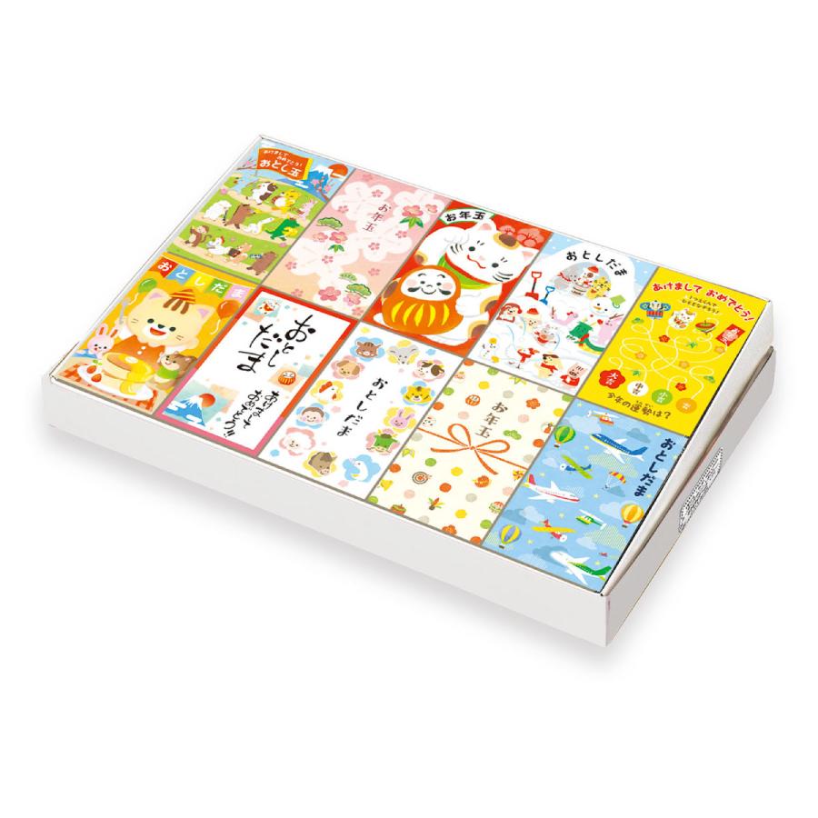 絵入ポチ袋 五型10点バラエティ ぽち袋 お年玉 おとしだま お年玉袋 おしゃれ お正月 お祝い袋 和柄 和風 デザイン イラスト お金 袋 封筒 7 605 繁盛工房 通販 Yahoo ショッピング