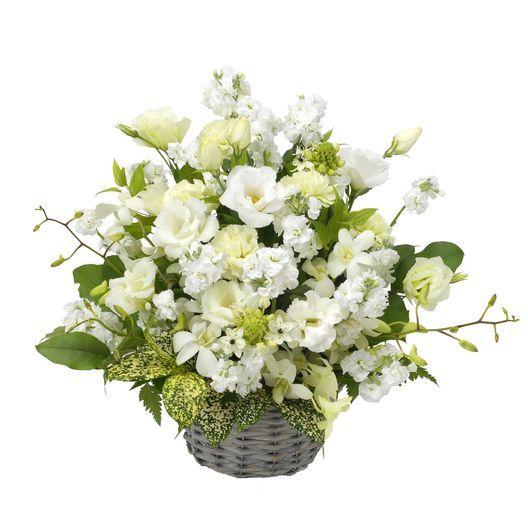 無垢 むく お供え 法要 四十九日 命日 一周忌 三回忌 花 アレンジメント 翌日配達 フラワーアレンジメント 用途 ペットの御供