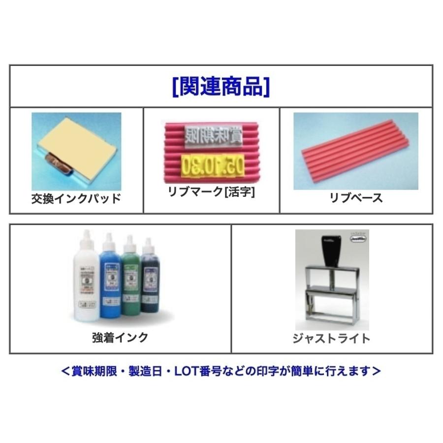 (A)フラットスタンプ本体(FT-31) FLATSTAMP 日本製(正規品) 連続式 賞味期限/製造年月日/識別番号印字(段ボール/樹脂/金属用)伊藤印章｜hanko-friends｜09