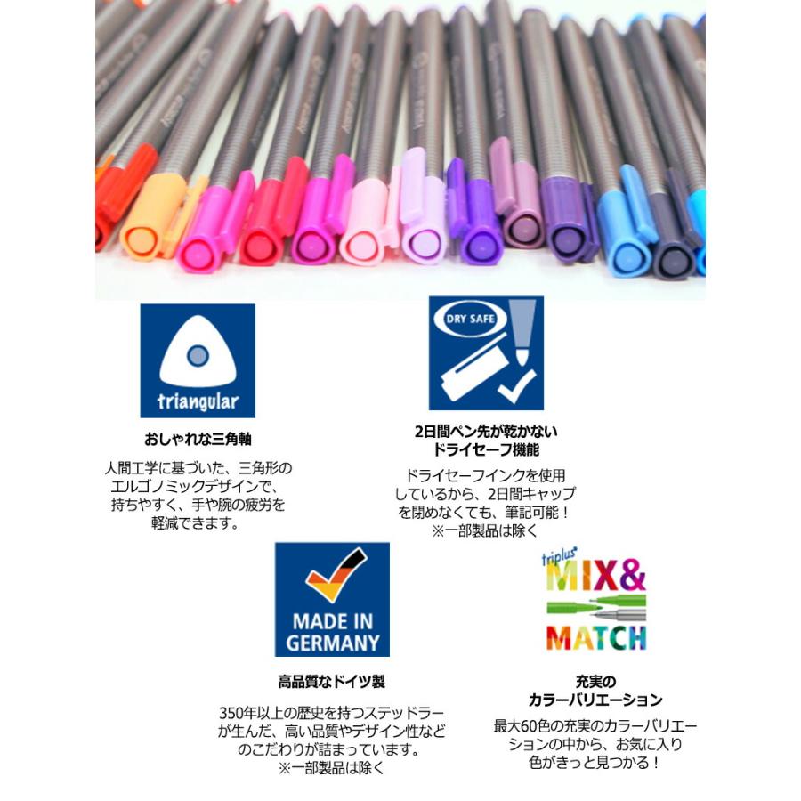 トリプラス STAEDTLER ステッドラー ファインライナー・細書き 水性