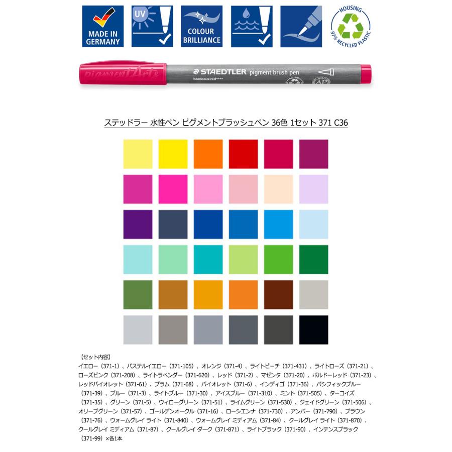 トリプラス STAEDTLER ステッドラー 水性ペン ピグメント