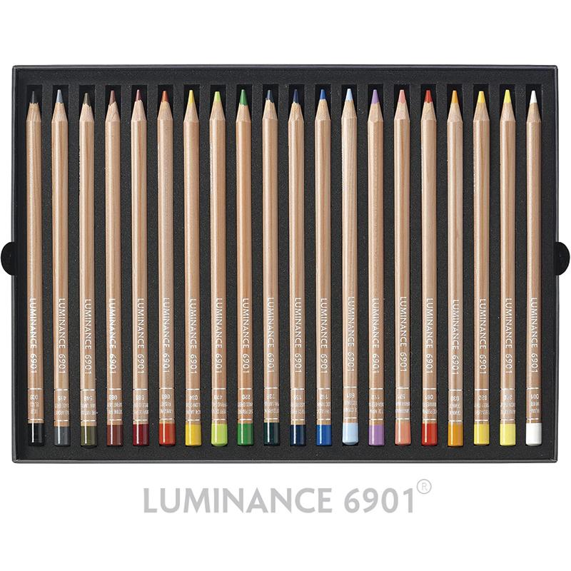 Caran d'Ache カランダッシュ ルミナンス 油性色鉛筆 20色セット 紙箱入 6901-720 正規輸入品_5