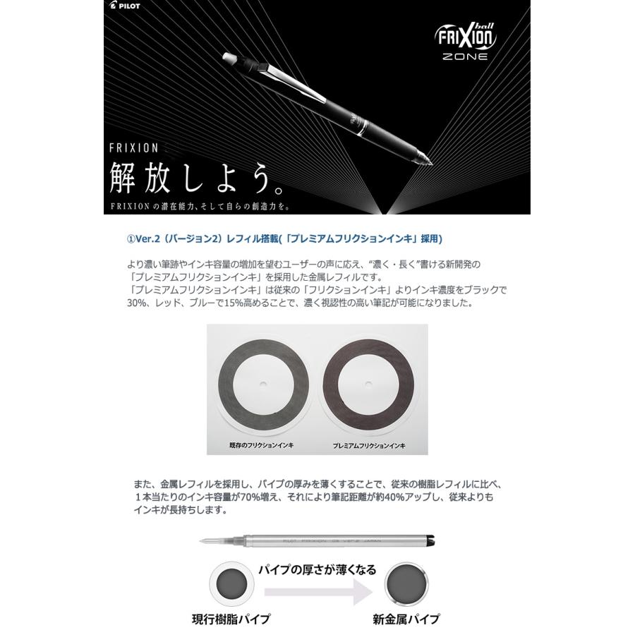 フリクション PILOT パイロット フリクションボールノックゾーン 極細