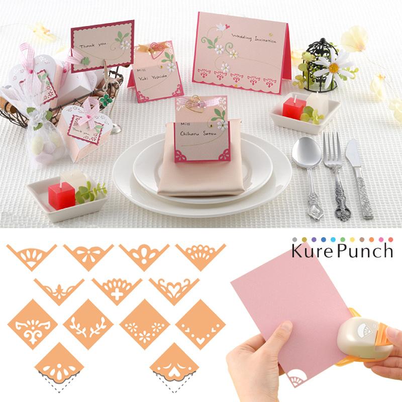 呉竹 Kuretake キュアパンチコーナー クラフトパンチ SBKPC110 : 印鑑