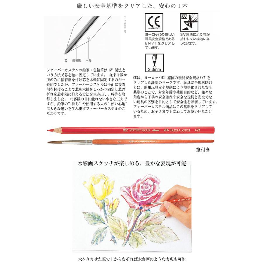 ファーバーカステル FABER-CASTELL 水彩色鉛筆 平缶 36色セット TFC