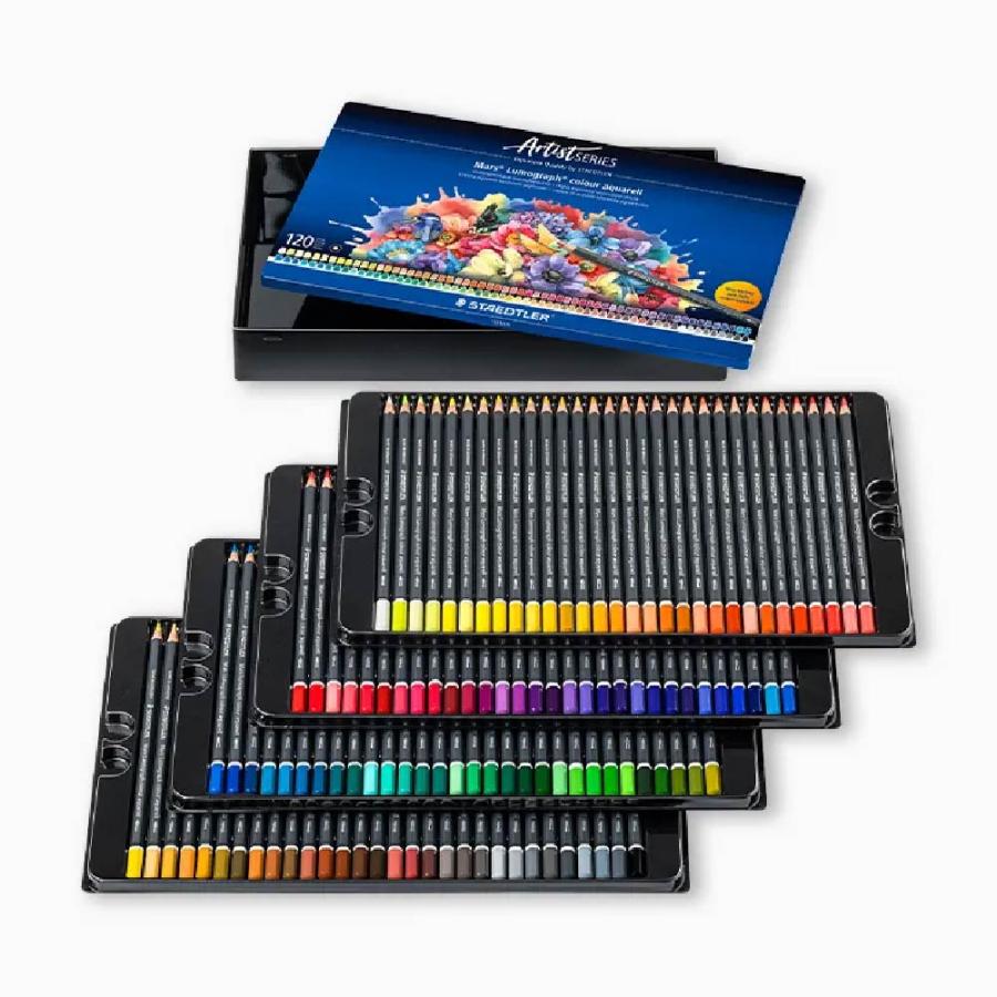 マルス(文具) ステッドラー マルス ルモグラフ 水彩色鉛筆 『120色