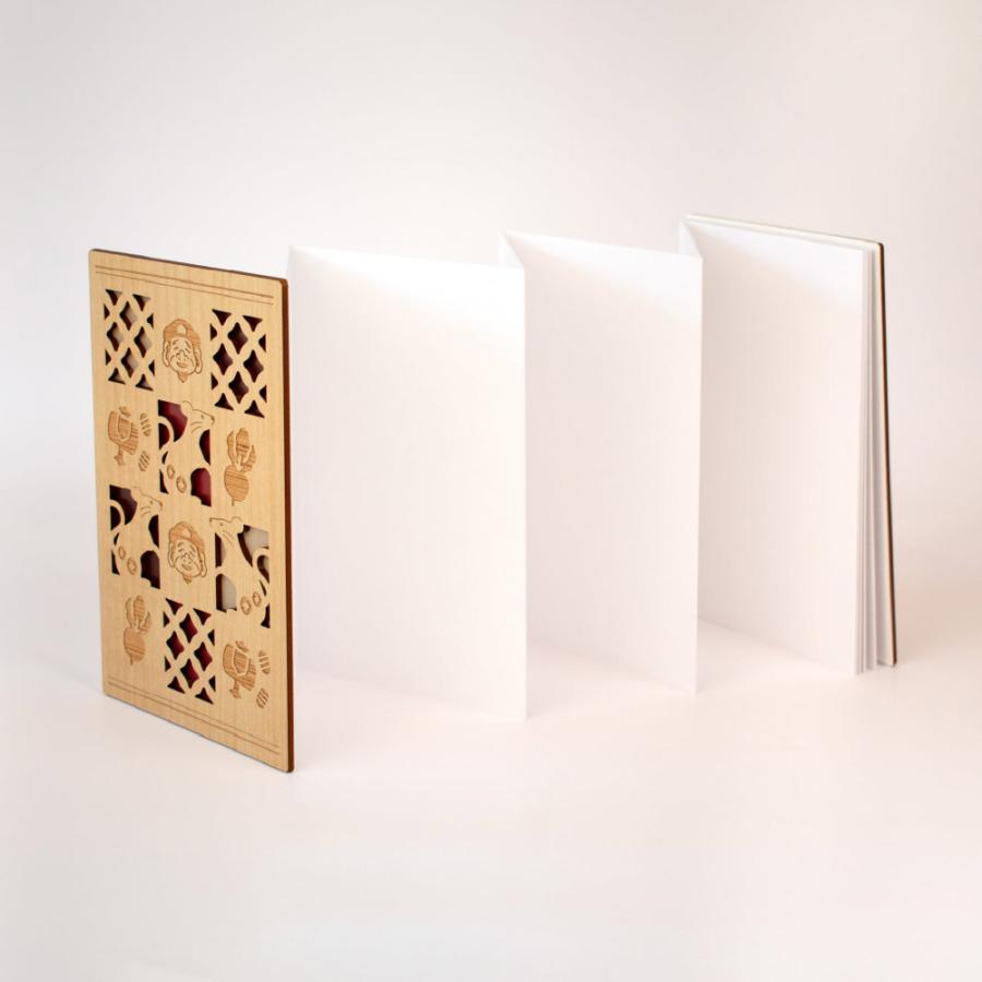 御朱印帳 福徳ねずみ ふくとくねずみ 木製 25150MJP 永善 クルーシャル