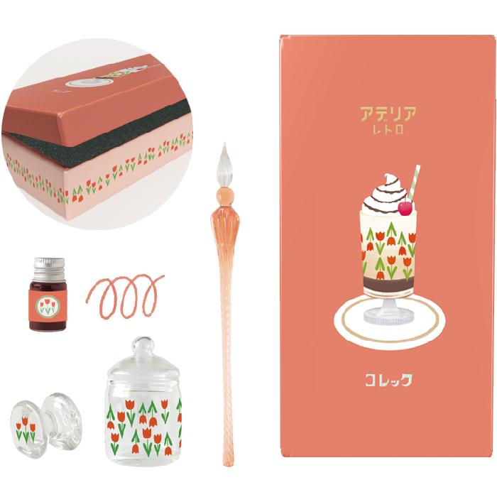 RYU-RYU（リュリュ） アデリアレトロ ガラスペンセット コレック ADGP