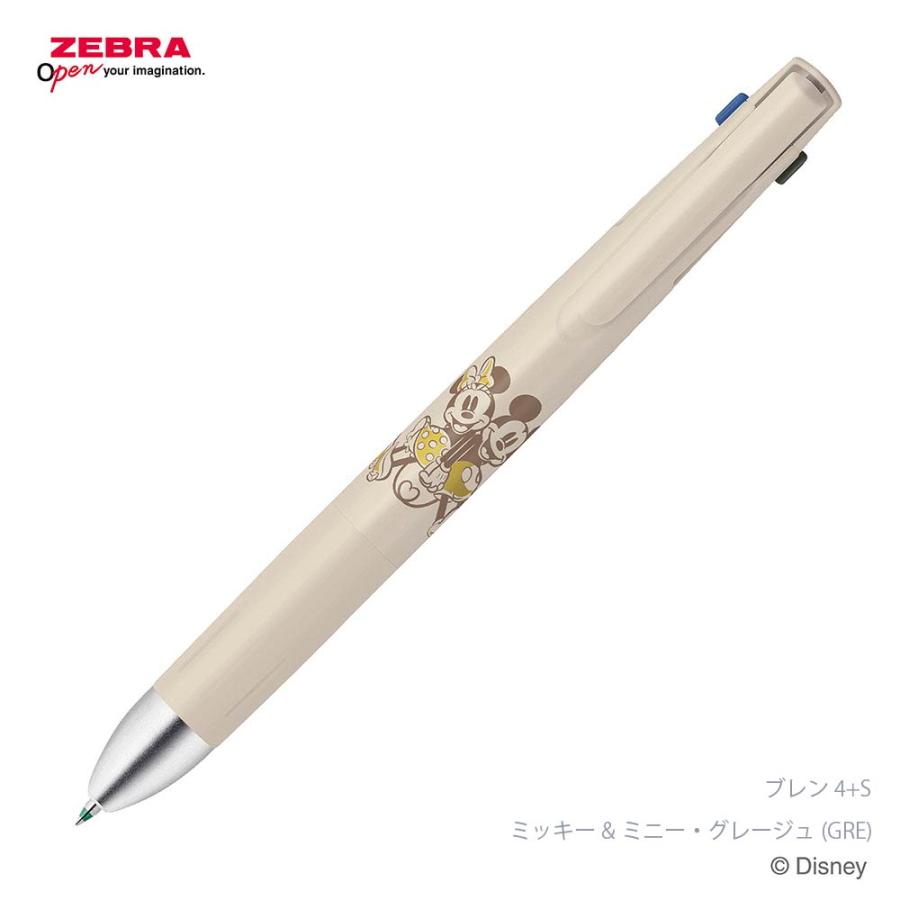 ブレン ゼブラ ディズニー 4+S 0.5mm 限定 第2弾 B4SAS88-DS2 4色