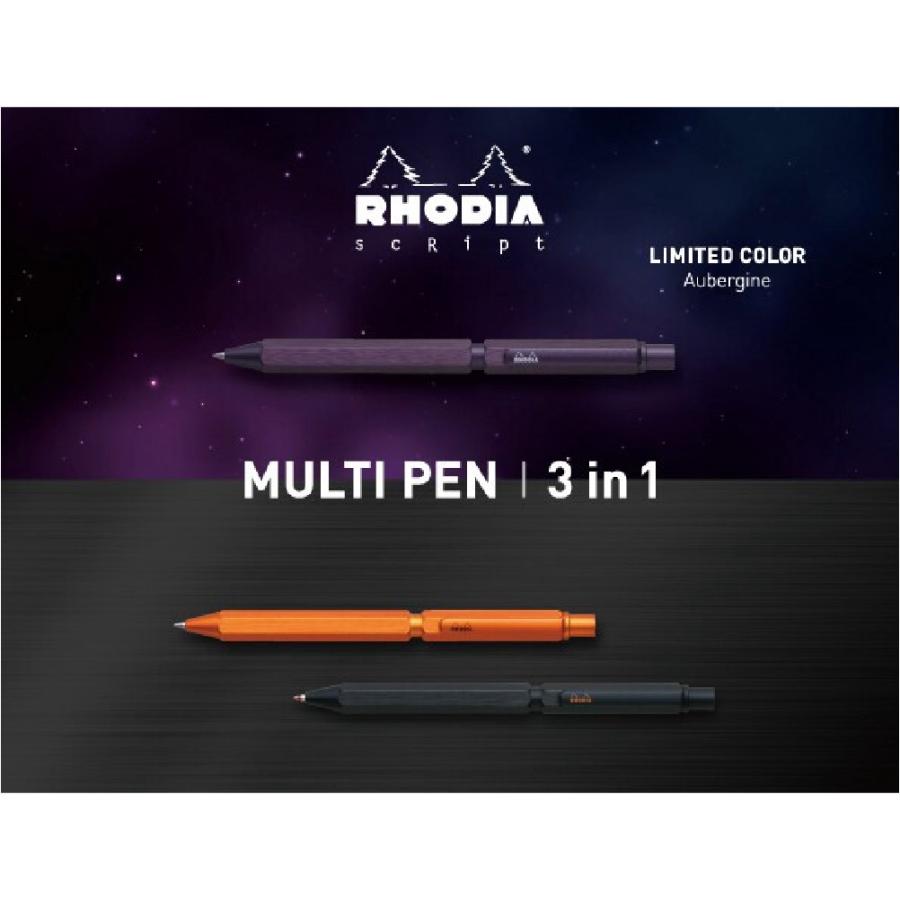 RHODIA（ロディア） スクリプト オーベルジーヌ マルチペン 3in1 cf930